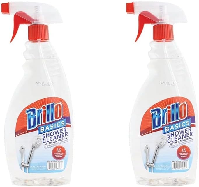 Brillo Basics Shower Cleaner 22oz Trigger With Ammonia