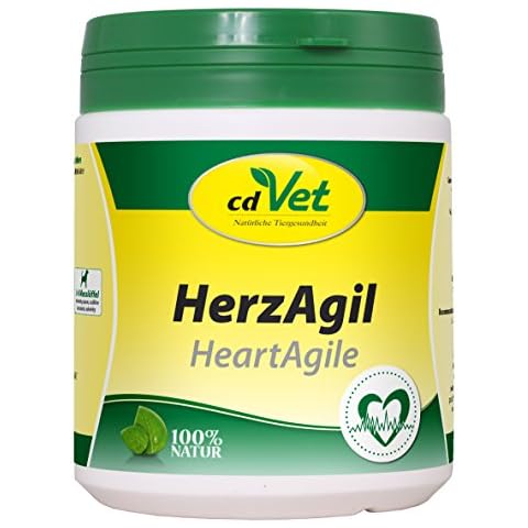 cdVet Naturprodukte HerzAgil 250 g - Hund, Katze, Heimtiere - Ergänzungsfuttermittel - Unterstützung der Herzfunktion - allgemeine Vitalitätsförderung - Unterstützung des Herz-Kreislaufsystems Cover