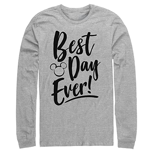 T-shirt Mickey Disney manches longues pour weekend détente et sorties ciné homme grand