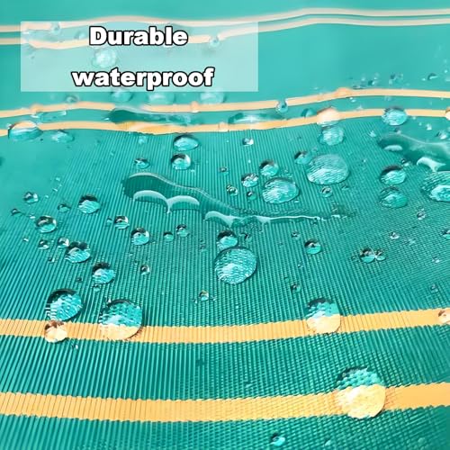Toile de rechange rétractable pour auvent extérieur imperméable 4x4,3m verte