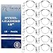 Tackle Crafters 18" Stainless Steel Wire Leaders Fishing Tackle Gear and Accessories 12 Pack Made In The USA