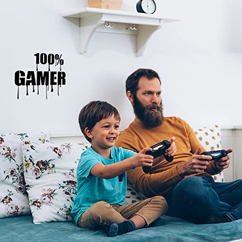 SUPERDANT 100% GAMER Adesivo da Parete in PVC