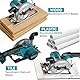 ONEVAN Akku Handkreissäge, Bürstenlos Akku Mini Kreissäge für Makita 18V, 7000RPM Tauchkreissäge Schnitttiefe 48mm, 0-45°, mit 3 Sägeblättern (125mm, 140mm, 150mm) (ohne Batterie)