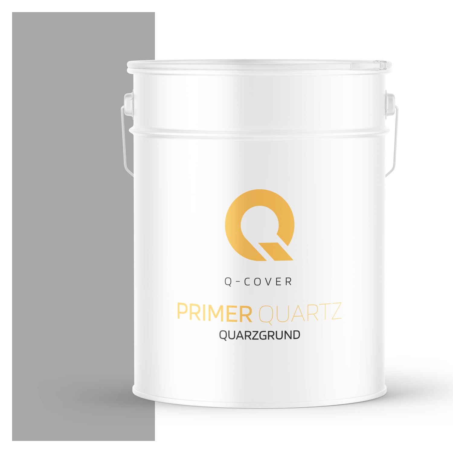 Quarzgrund für Dekorativer Putz mit Mica Grau D904 15KG | Acrylatdispersion Grundiermittel Innen & Außen für Wände und Decken Grundierung Schutz Mosaikputz ca. 0,3-0,4 KG/m2