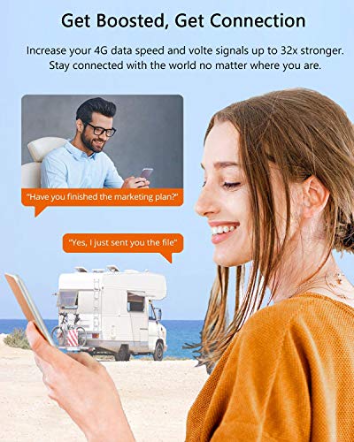 Cell Phone Signal Booster for Car, Truck and SUV - Enhance 4G Data and Volte for Verizon, AT&T and T-Mobile - Dual 700MHz Band 12/13/17 Cellular Repeater Antenna Kit for Small Vehicle. - Thumbnail 2