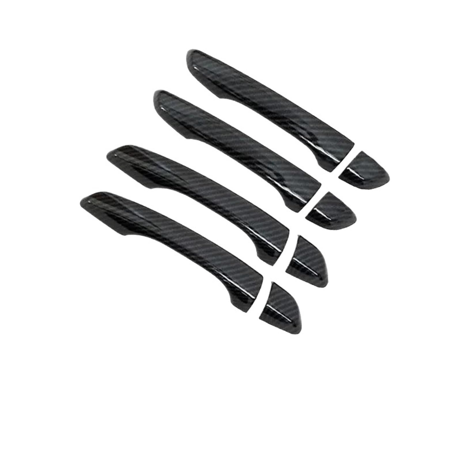 GETPZPZHMQ Boot Mat Liner Tray for Opel for Vauxhall for Mokka for MK2 2021-2023 LHD Car Door Handle(Metallic Blcak)