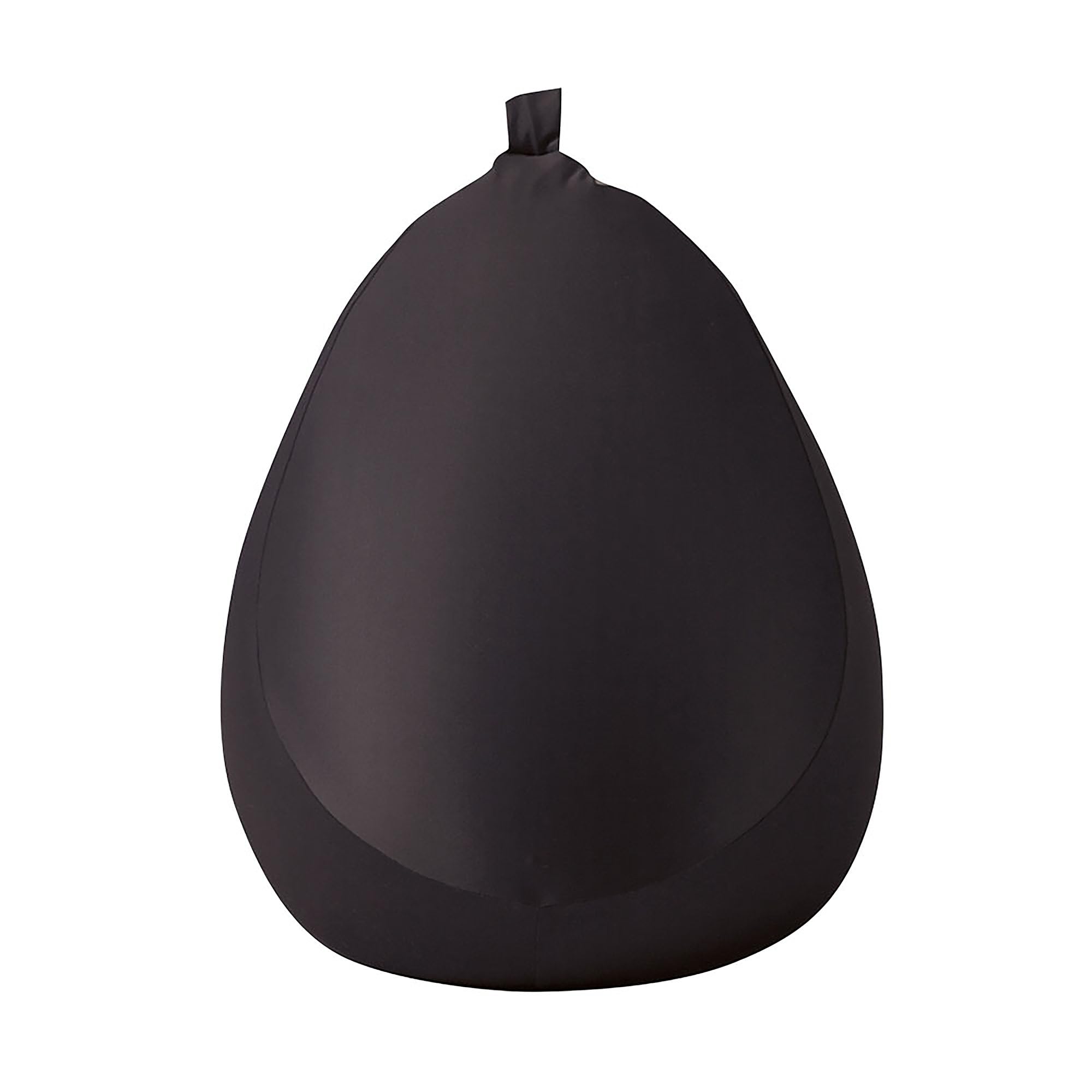 MOGU(モグ) フィットチェア 日本製 身体が求めるビーズクッション へたりにくい パウダービーズ使用 小型(約45x55x45cm) ブラック カバー付き カバー洗濯可 一人掛け キッズソファ 座椅子 軽量 リクライニング リビングルーム 子供部屋