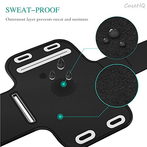 [2 Pack]Premium Running Iphone 6S 6 (4.7") Iphone 6S Plus(5.5")Sports Armand,Iphone 5/5C/5S 4, 4S Samsung Galaxy S3, S4 S5 S6 S7, Water Resistant Proof Key Holderid Credit Card Money Holder #TOP2