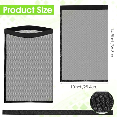 Image of Xthrotsenk 3 Pcs Dryer Lint Catcher Dryer Vent Lint Dust Bag Indoor Vent Trap for Outdoor Drying Vents Capturing Dust (Black)