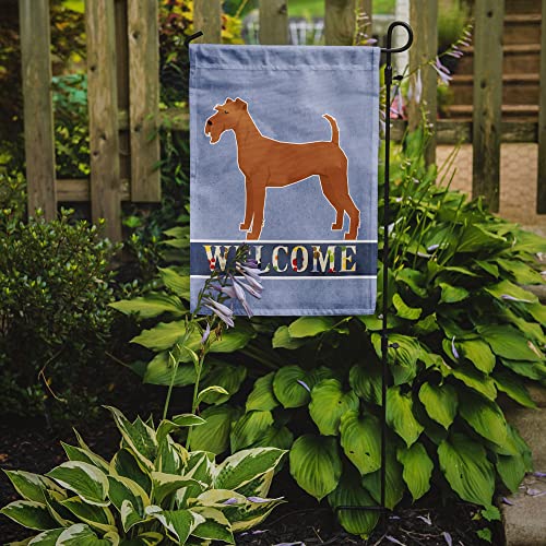 Drapeau de jardin de qualité supérieure Terrier Irlandais multicolore