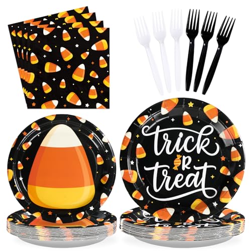 Grencian 96PCS Candy Theme Corns Halloween Party Supplies Set Ora...