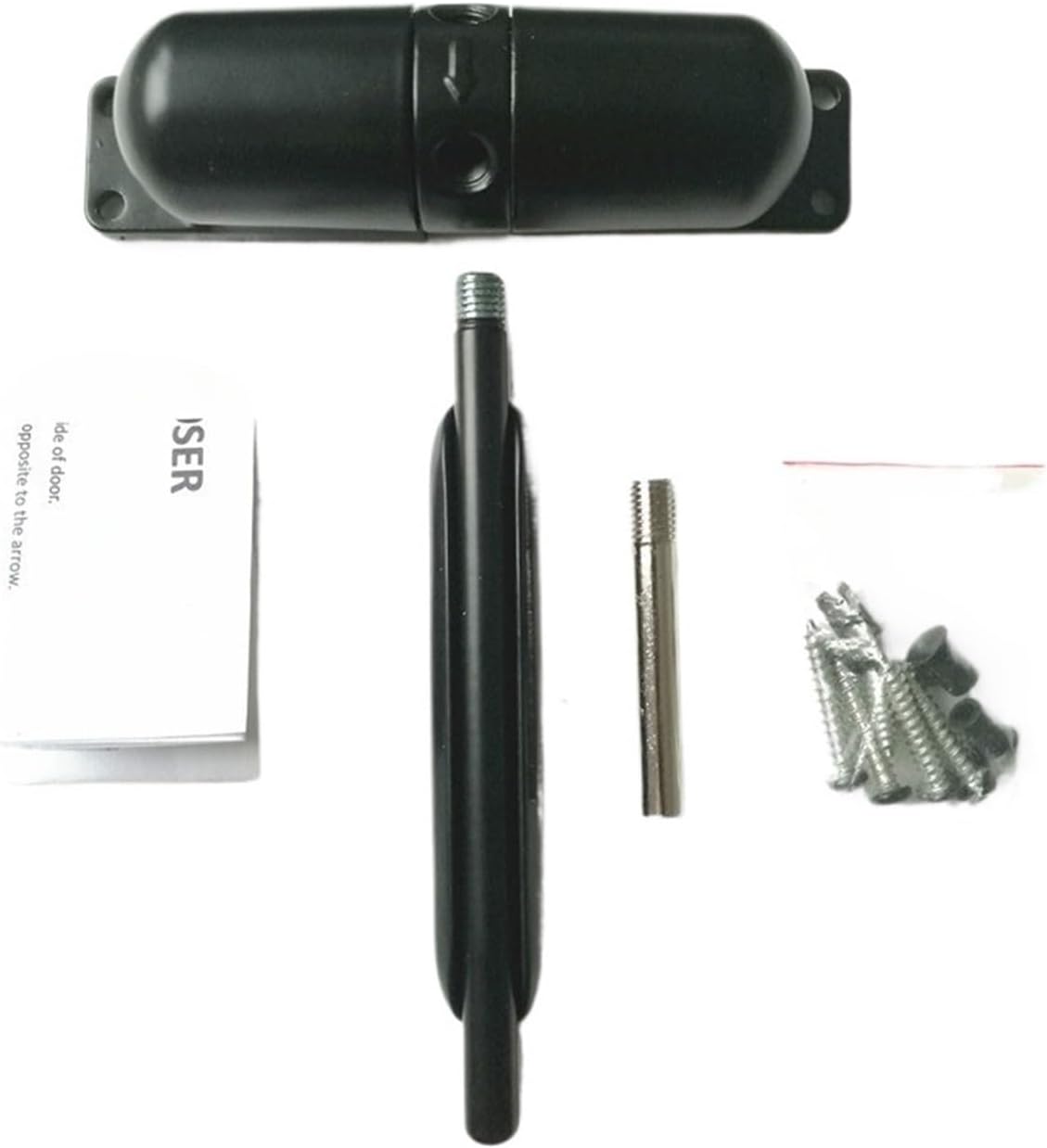 20-70KG Zinc Alloy Spring Door Closer Automatic Mounted Stops Adjustable Surface