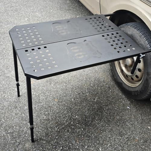 Table de pique-nique portable pneu auto table extérieure réglable