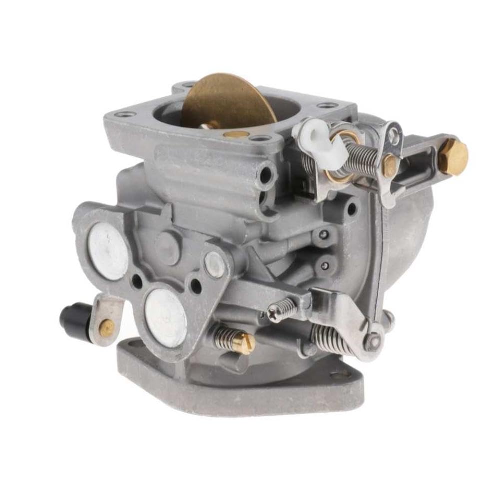 Gruppo di ricambio carburatore in alluminio compatibile con motori fuoribordo a 2 tempi NS25C3 NS30A4