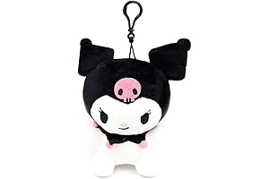 Adorable Sanrio Plush Kuromi Clip-On Charm