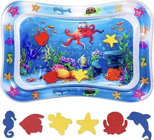 BSD Store 26 Water Mat for Babies, Tummy Time Water Mat, Baby Wat...