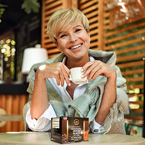 Eternal Gourmet Ganoderma (Reishi) Black Coffee 2 In1 Made In Usa Cafe Negro Con Ganoderma Eternal #TOP5