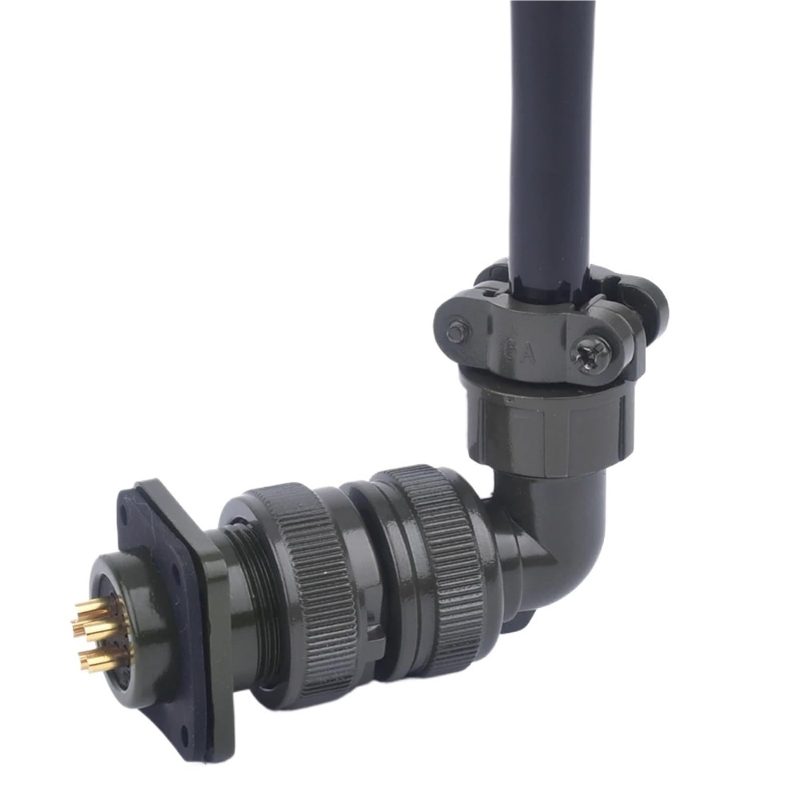 Prise de servomoteur MS3108A14S-2P cylindrique filetée 5 broches