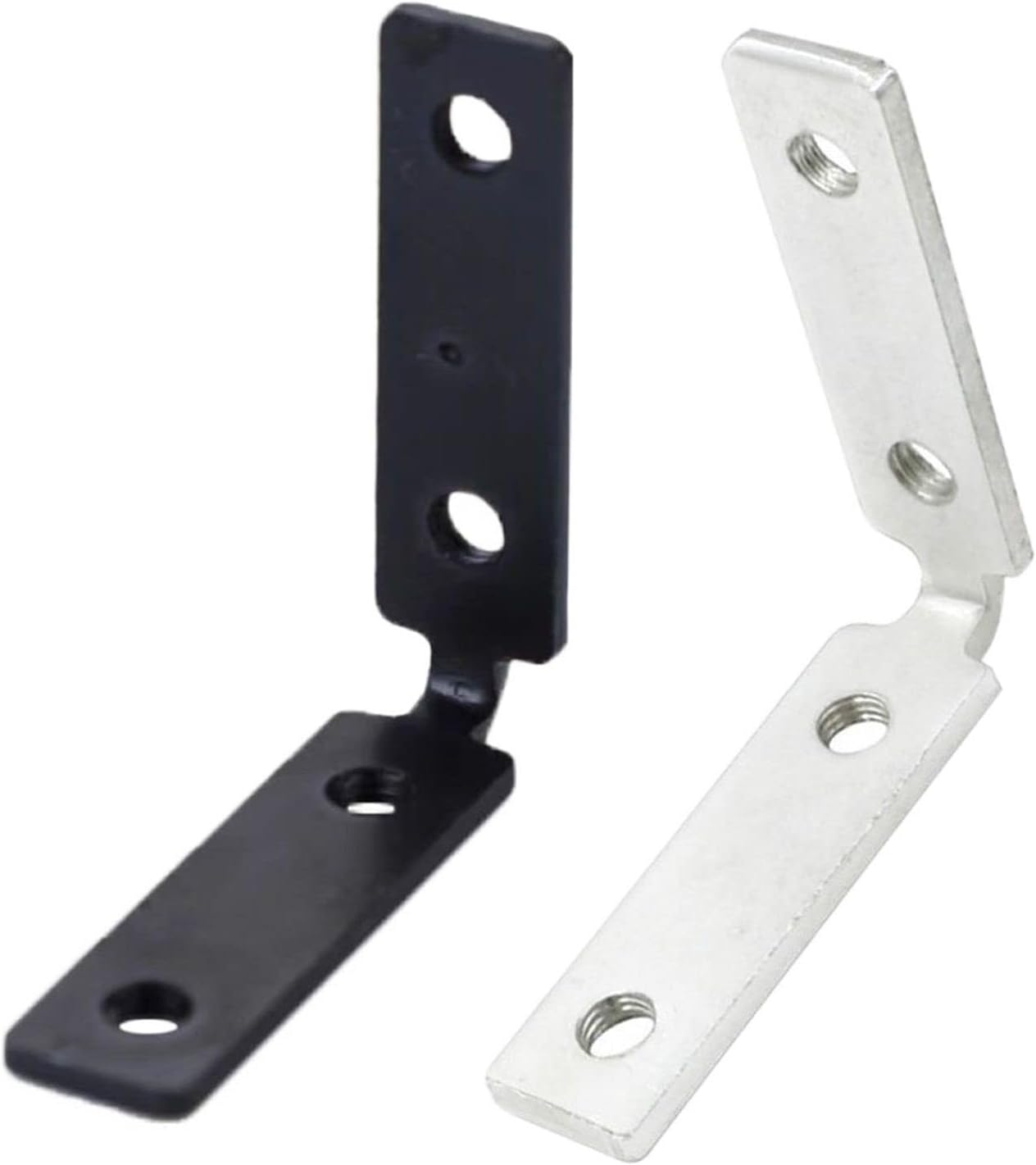Angle Code, 10PCS Hardware Reinforcement Stainless Steel Rustproof Corner Guard Stand Fasteners Protector Angle Corner Code Brackets (Size : 47 * 12 * 2.2mm) (Color : OneColor)