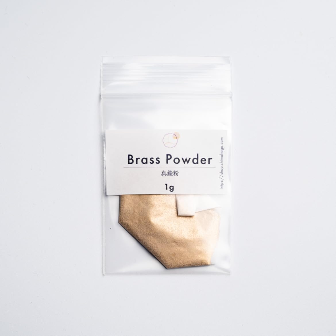 Poudre de laiton Kintsugi 1g éclat métallique haut de gamme