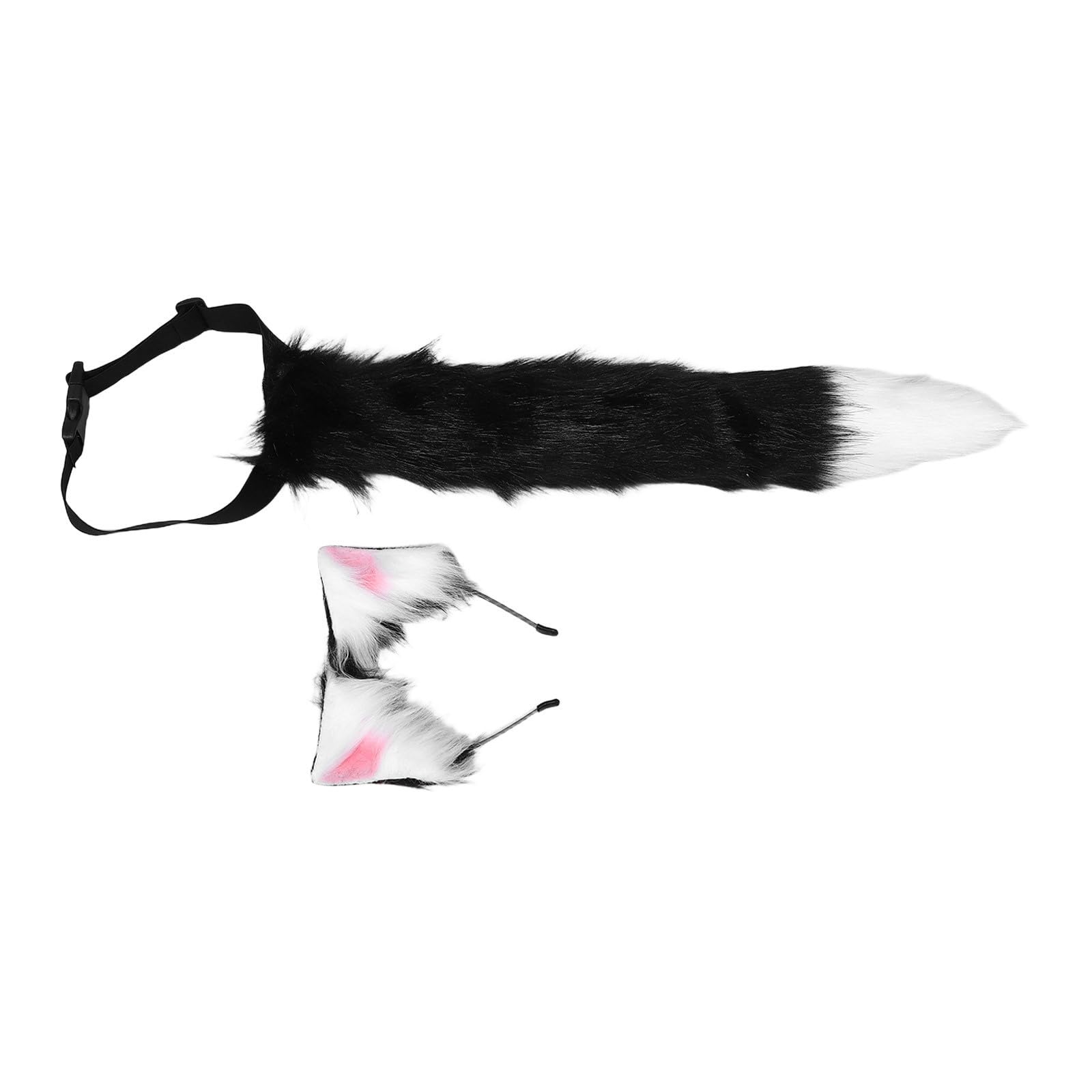 Tofficu 2 Juegos Diadema Orejas de Gato Peludas y de Felpa Ligera y Cómoda para Cosplay Realista en Fiestas de Halloween y Eventos Lolita Fashion