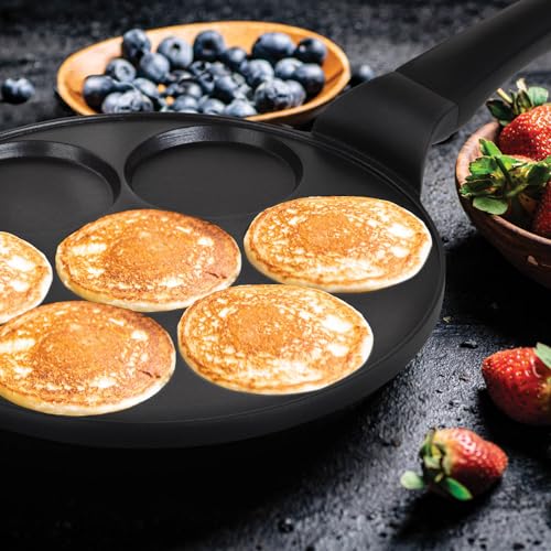 Poêle à crêpes induction spatule mini pancakes et poffertjes - 3