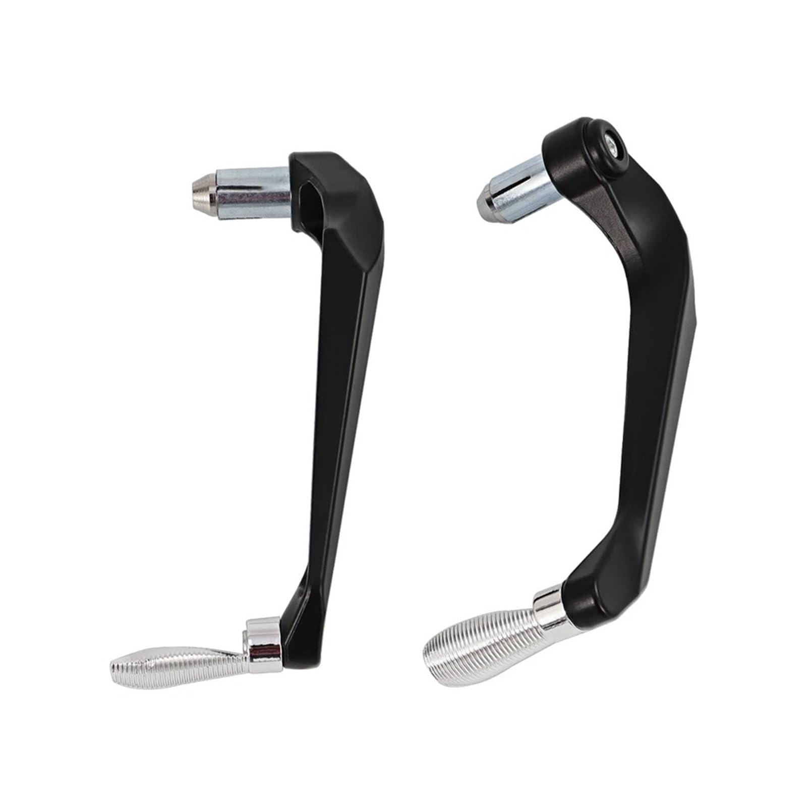 Hjtedhe B Silver Motorcycle Levers Handguard Universal Motorcycle Levers Guard Brake Handlebar Protector(B Silver)