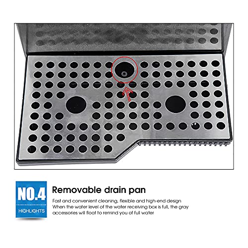 8L Kommerzielle Milchaufschäumer, Multifunktions-Dampfkocher, Vollautomatischer Milchschaum-Hersteller, für Bubble Tea… – Bild 7