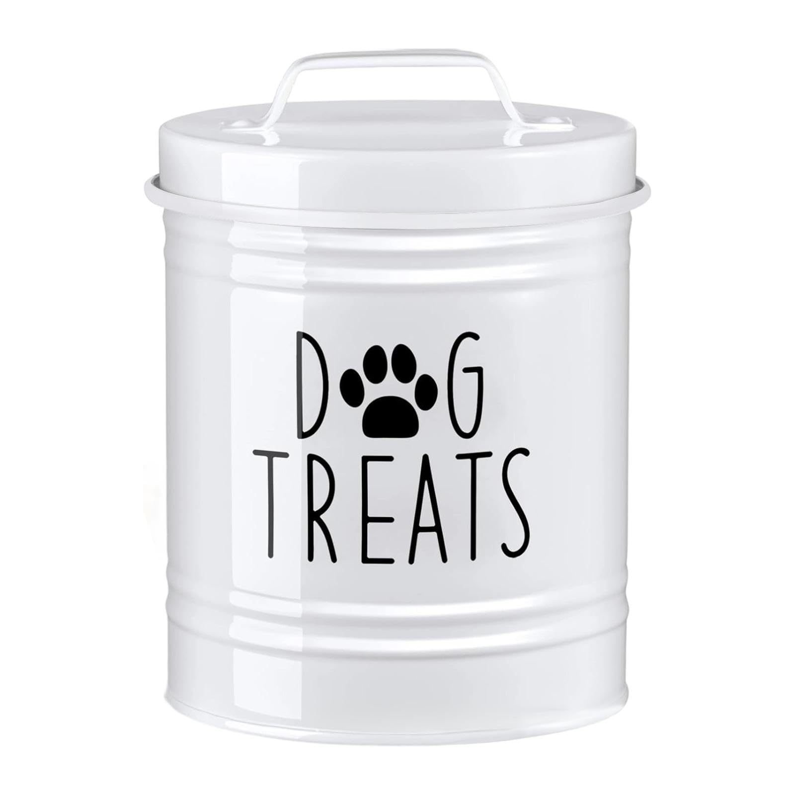 KESOTO Dog Treat Tin with Airtight Lids Dog Food Storage Container