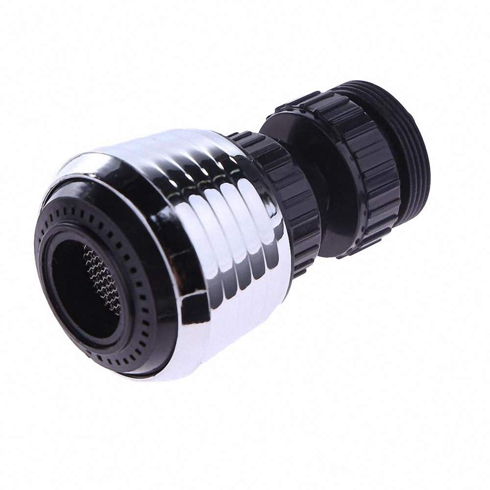 360 Rotary Aerator Water Bubbler Swivel Head Kitchen Filter Faucet Nozzle Faucet Shower Head Tap for Bathroom Kitchen — view 6