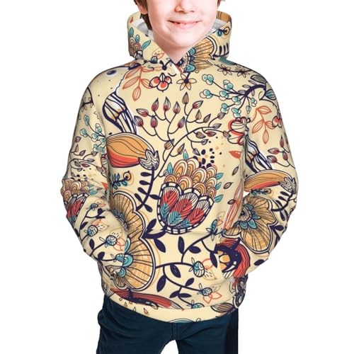 Flying Butterflies-1 Kid Hoodies Boys Sweatshirts Girls Pullover with Pocket3