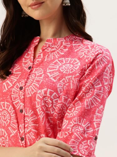 Image of Printed Mandarin Shirt - Casual & Chic (S-3XL)