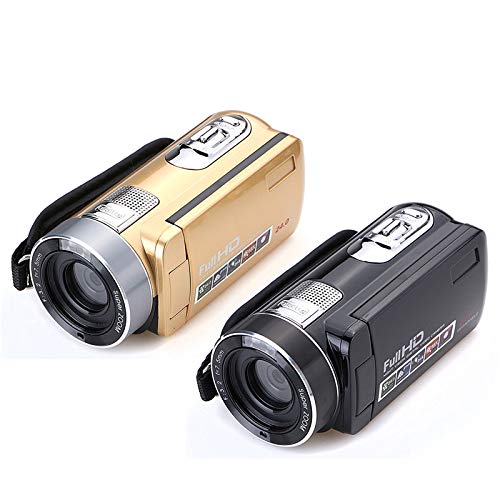 STRTT 1080P 18X Zoom Camcorder 30FPS 24MP mit LED Fülllicht Webcam Vlog