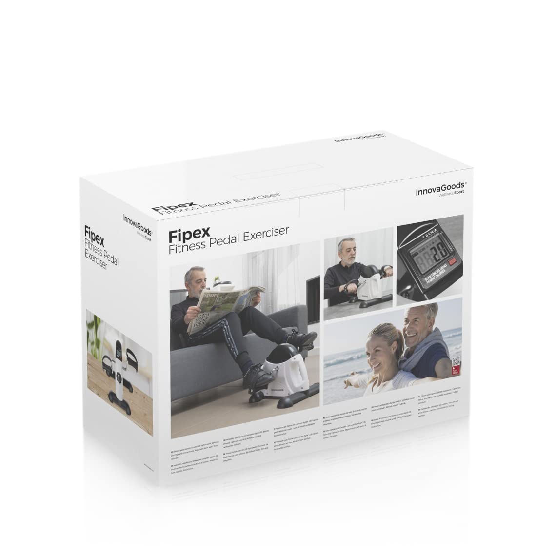 InnovaGoods® Pédales d'exercice pour Les Personnes âgées, idéales pour effectuer Facilement des Exercices passifs.