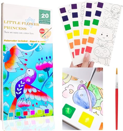SHUTTLE ART Pocket Watercolor Book, Pocket Watercolor Painting Book, DIY Watercolor Painting Book with Paint Watercolor Painting Bookmarks with 1 Paint Pens for Kids Adult Beginners (B0CL4RKZ9D) Amazon Price History, Amazon Price Tracker