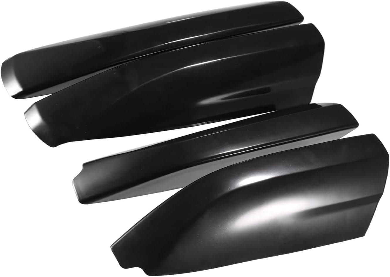 Upper/Roof Rack Rails End Cap Protection Cover Shell for Toyota Highlander 2008-2013 / Rails End Covers Shell Cap / 4 Pcs/Black Stylish Design