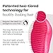 Tangle Teezer Original Detangler Brush, Dry & Wet Hairbrush for All Hair Types, Pink Fizz