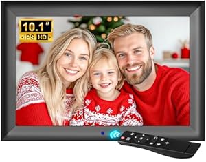OBVHNUA 10,1 Zoll Digitaler Bilderrahmen