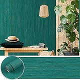 Emerald Green Grasscloth Wallpaper 17.7''x100'' Self Adhesive Fabric Peel and Stick Wallpaper Linen