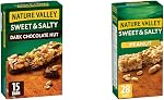 Nature Valley Sweet & Barres de Granola au chocolat noir salé, 15 Nombre & Doucement & Barres de granola à arachides salées