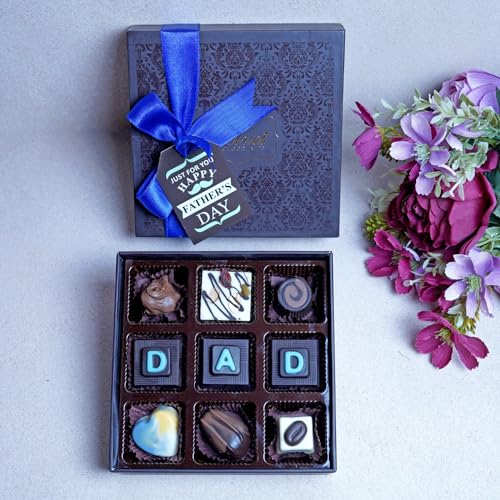 Image of Velvet Fine Chocolates Father's Day Special Trunk for Dad with Home Made Chocolates (9)