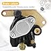 QAZAKY Rear Brake Caliper Compatible with Yamaha ATV YFM350 Warrior Wolverine Banshee YFZ350 350 Blaster YFS200 200 Raptor YFM125 YFM250 YFM660 125 250 660R Suzuki Quadsport Quadrunner LT230 230