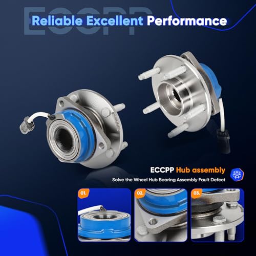 Image of ECCPP 512153 Wheel Bearing Hub Assembly for Chevrolet Corvette 1997-2008