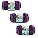Produktbild Lion Brand Yarn 135-148E Garn, Acryl, Portland Wein, 3 Pack, 3 stück