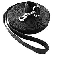 15m Schleppleine für Hunde, Schleppleine für Kleine Hunde, Ausbildungsleine, Robuste Nylon Hundeleine, Lange Hundeleine für Training und Outdoor, Ideal zum Spielen, Campen oder für den Garten