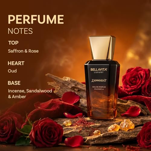 Image of BELLAVITA Luxury Arabic Gift Set | Dubai Crafted | Perfume for Man | Gift For Man | 3 x 20ml | | Long Lasting EDP | 25% Oil Concentration | Oud, Saffron, Patchouli | Premium Long Lasting Perfume
