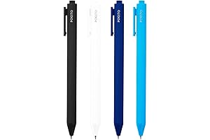Poketo Vivid Rollerball Gel Pens, Pack of 4