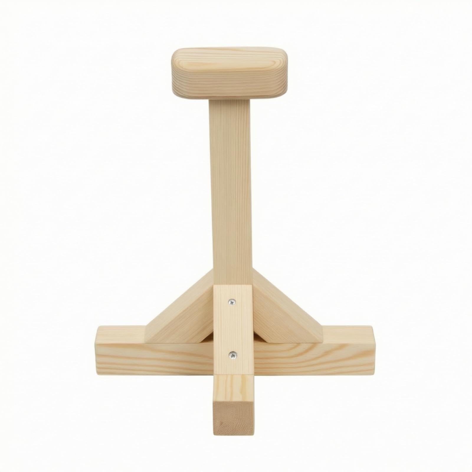 Entrenador de Equilibrio Manual Base de Madera para Handstand Construcción Resistente Poste Alto Agarre Ergonómico Reduce Fatiga Adecuado para Entrenamiento Funcional Estudio Hogar