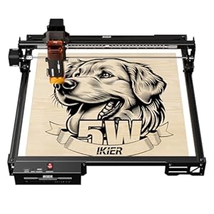 IKIER X5 Pro 5W Lasergraveermachine Lasergraveerder en Snijder 410x380mm
