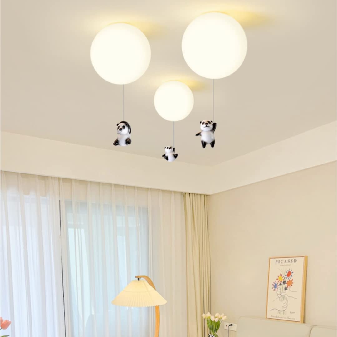 Żyrandol balonowy, lampa sufitowa do pokoju dziecięcego, kreatywna lampa w kształcie balonu, dekoracyjna lampa do sypialni, ogrodu dziecięcego, salonu, sypialni, 25 cm / Sb/20 cm